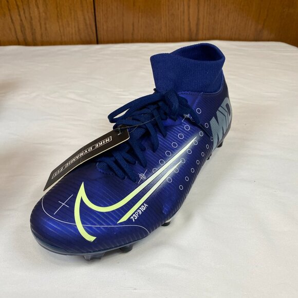 New Nike Mercurial Superfly 7 Academy MDS Indoor Soccer Cleat BQ5427-401 Men 6.5 - Picture 10 of 13